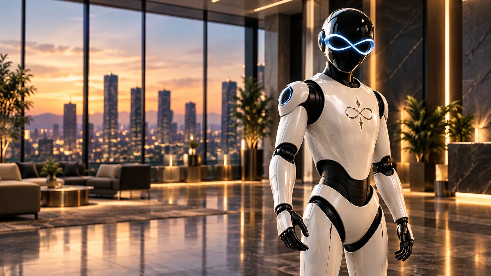 The first prototype of autonomous androids.