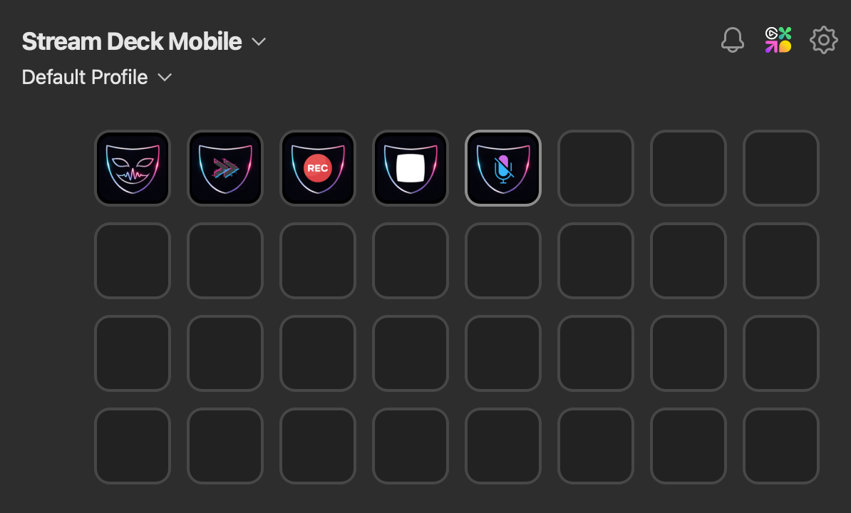 VHVox Stream Deck Mobile integration